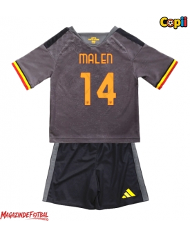 AS Roma Donyell Malen #14 Echipament de Fotbal Replică 2026-27 Copii Treilea (+ Șorturi)